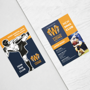 A5 Leaflet 宣傳單張設計-雙面